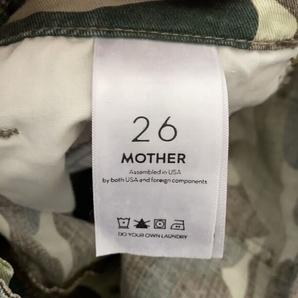 Mother Camouflage Distressed The No Zip Misfit Manmade Cutoff - Picture 5 of 14